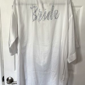Bride silky robe!